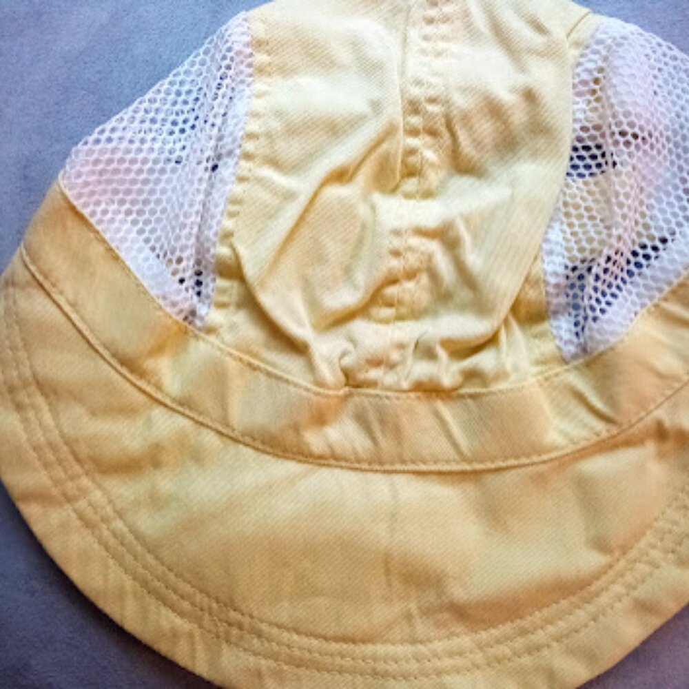 DPC Light Yellow Sun Ventilated Hat/Cap